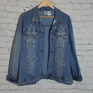 Vintage Diane Gilman Jean Jacket